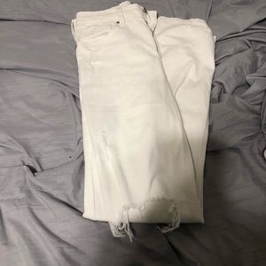 Wild Fable White ripped jeans, size 0